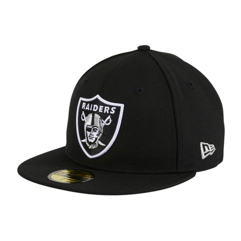 New Era 59Fifty Las Vegas Raiders Hat - Black, White New Era
