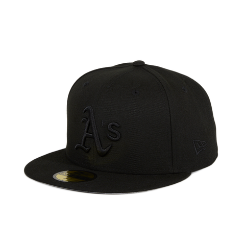 New Era 59Fifty Oakland Athletics Hat - Black, Black