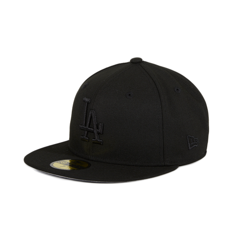 New Era 59Fifty Los Angeles Dodgers Hat - Black, Black