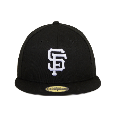 New Era 59Fifty San Francisco Giants Hat Fitted Hat - Black, White