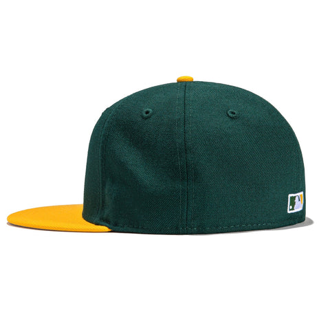 New Era 59Fifty Retro On-Field Oakland Athletics Home Hat - Green, Gold