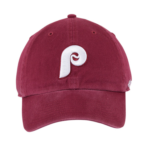 47 Brand Cleanup Philadelphia Phillies Dad Hat - Maroon, White