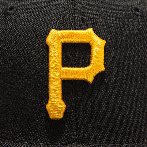 New Era 59Fifty Retro On-Field Pittsburgh Pirates Game Hat - Black
