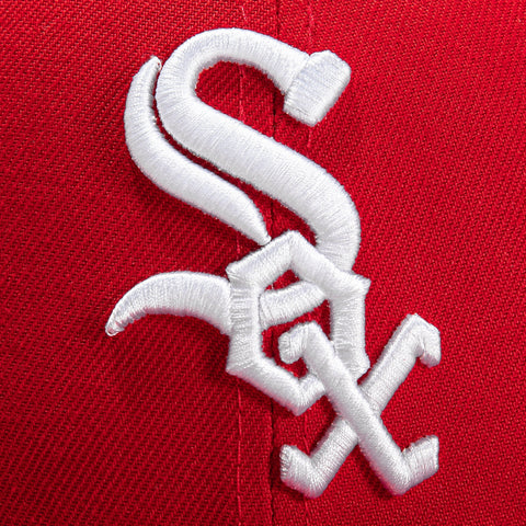 New Era 59Fifty Chicago White Sox Hat - Red, White