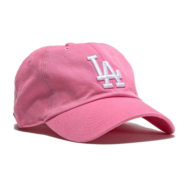 47 Brand Los Angeles Dodgers Cleanup Adjustable Hat - Pink – Hat Club