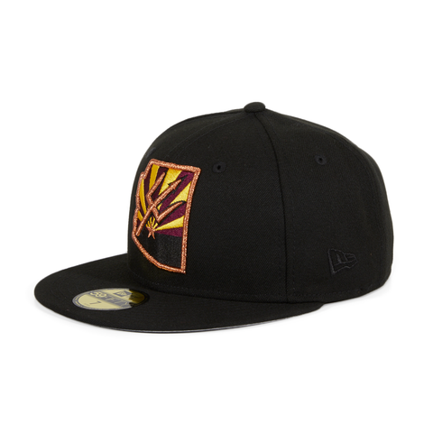 New Era 59Fifty Arizona State University Flag State Hat - Black