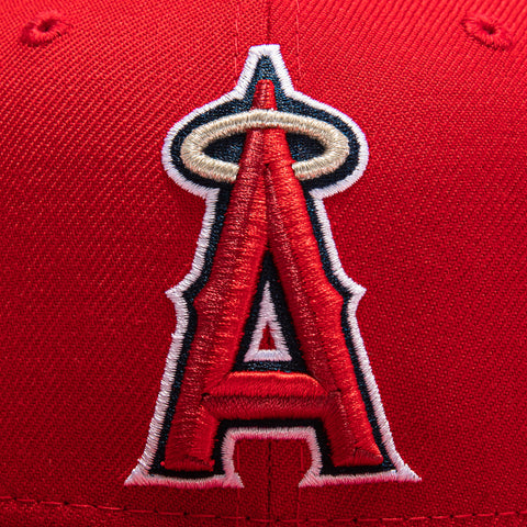 New Era 59Fifty Retro On-Field Los Angeles Angels Game Hat - Red