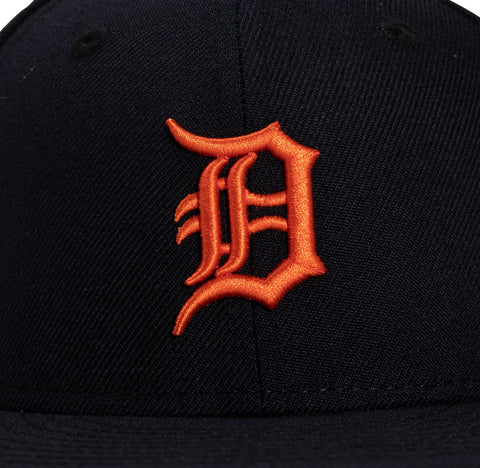 Detroit Tigers New Era Authentic Collection On-Field Road 59FIFTY Fitted Hat  - Navy