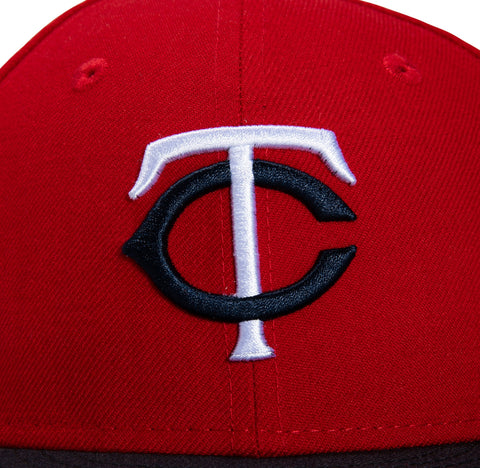 New Era 59Fifty Retro On-Field Minnesota Twins Hat - Red, Navy