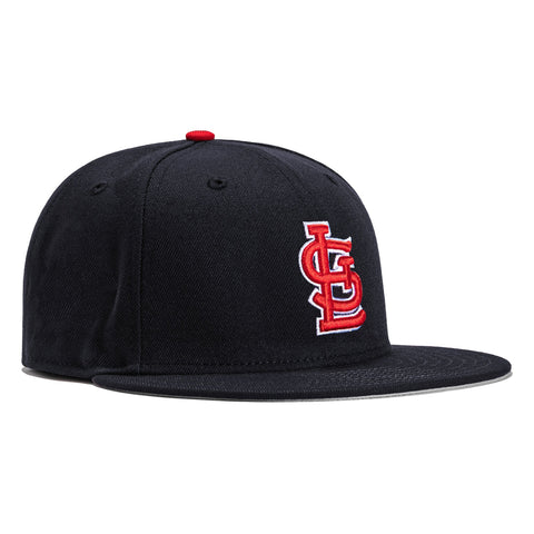 Men's New Era St. Louis Cardinals Navy Alternate Authentic Collection  On-Field 59FIFTY Fitted Hat 