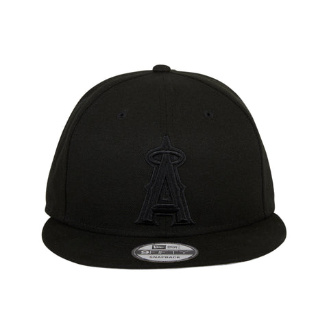 New Era 9Fifty MLB Basic Los Angeles Angels Snapback Hat - Black, Black