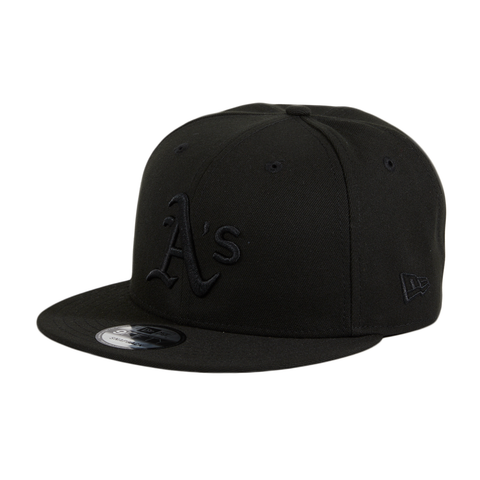 New Era 9Fifty Oakland Athletics Basic Snapback Hat - Black, Black