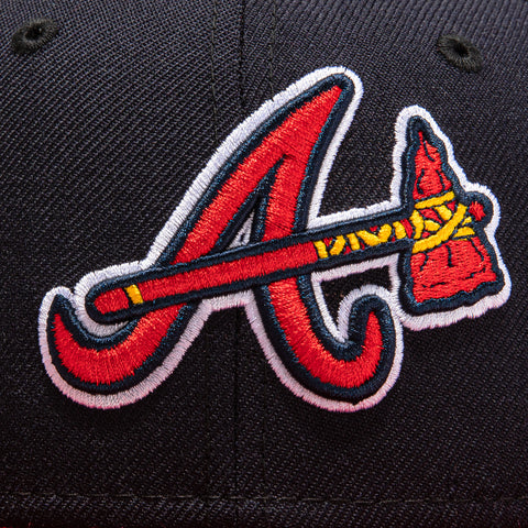 New Era 59Fifty Retro On-Field Atlanta Braves Alternate Hat - Navy, Red