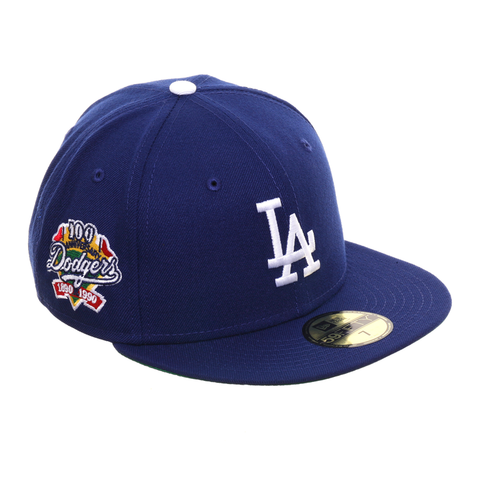 New Era 59Fifty Los Angeles Dodgers 100th Anniversary Patch Hat - Royal