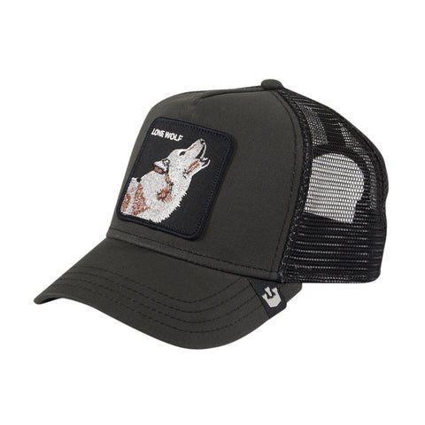Goorin Bros Wolf Adjustable Trucker Hat - Vintage Black, Black
