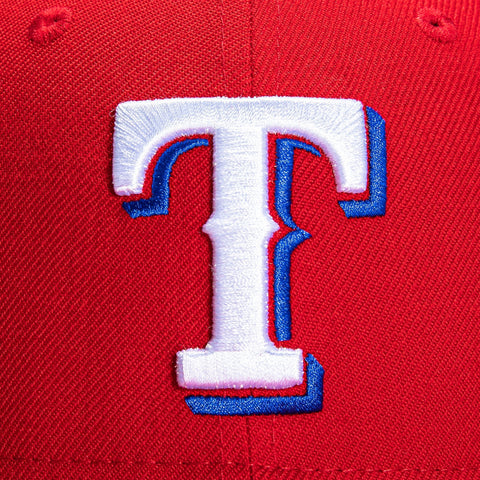 New Era 59Fifty Retro On-Field Texas Rangers Hat - Red