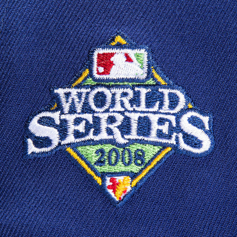 New Era 59Fifty Philadelphia Phillies 2008 World Series Patch Icy UV Alternate Hat - Royal, Light Blue
