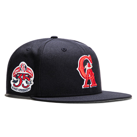 New Era 59Fifty Los Angeles Angels 35th Anniversary Patch Hat - Navy