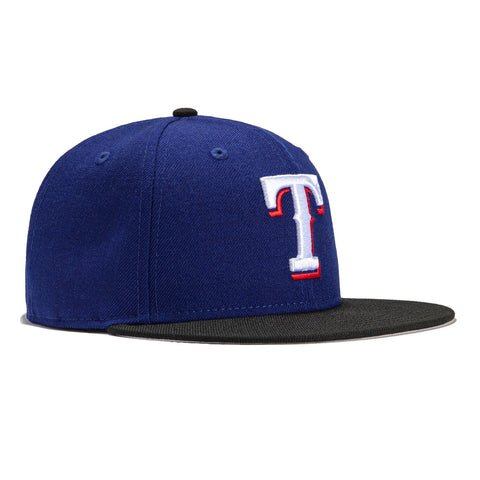 New Era 59Fifty Retro On-Field Texas Rangers Hat - Royal, Black