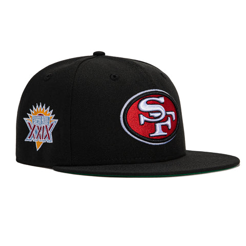New Era 9Fifty San Francisco 49ers 1995 Super Bowl Patch Snapback Hat - Black