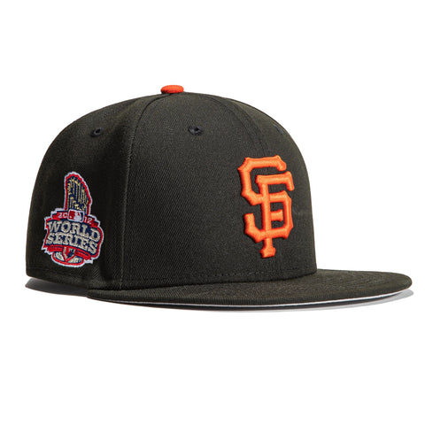 New Era 59Fifty San Francisco Giants World Series 2012 Patch Hat - Black, Orange