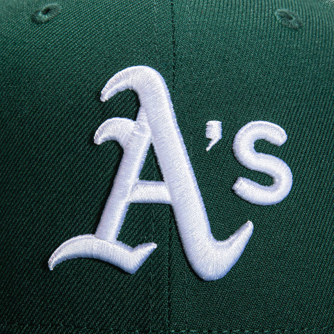 New Era 59Fifty Oakland Athletics 25th Anniversary Patch Hat - Green, White