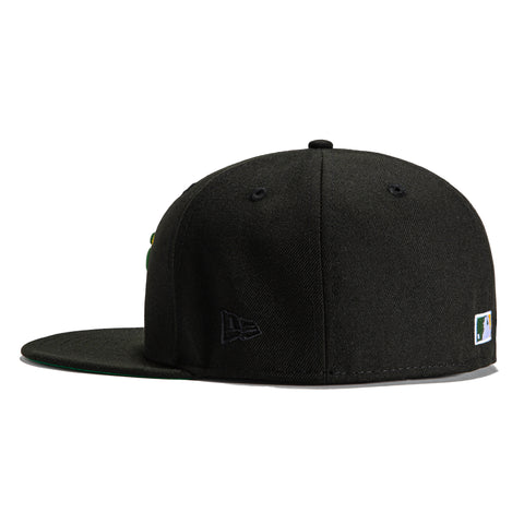 New Era 59Fifty Black Dome Oakland Athletics 30th Anniversary Patch Hat - Black