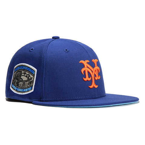 New Era 59Fifty New York Mets 1969 World Series Patch Icy UV Hat - Royal, Light Blue