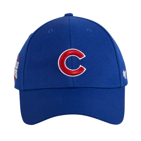 47 Brand Sureshot Chicago Cubs 2016 World Series Patch MVP Snapback Hat - Royal 47 Brand