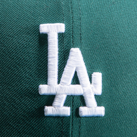 New Era 59Fifty Los Angeles Dodgers 100th Anniversary Patch Hat - Green, White