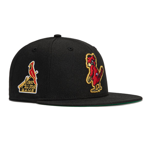 New Era 59Fifty St Louis Cardinals 1957 All Star Game Patch Hat - Black