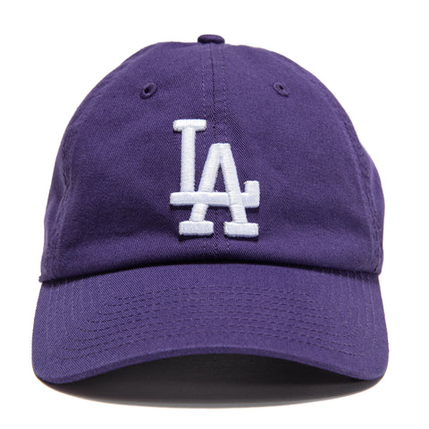 47 Brand Los Angeles Dodgers Cleanup Adjustable Hat - Purple, White 47 Brand