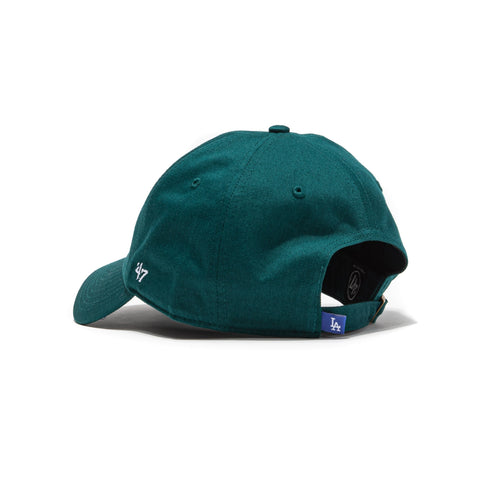 47 Brand Los Angeles Dodgers Cleanup Adjustable Hat - Dark Green, White 47 Brand
