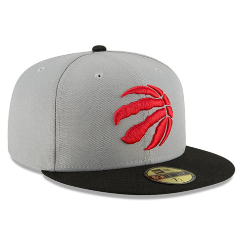 New Era 59Fifty Toronto Raptors Hat - Gray, Black, Red – Hat Club