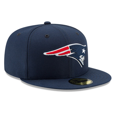 New Era 59fifty New England Patriots Hat - Navy