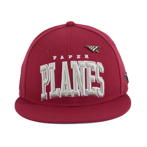 Paper Planes Volume 2 Contrast UV Fitted Hat - Cardinal