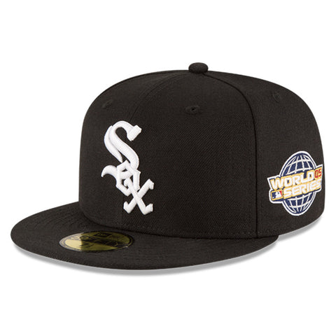 New Era 59Fifty Chicago White Sox 2005 World Series Patch Hat - Black