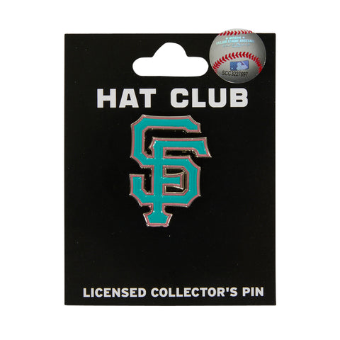 Hat Club San Francisco Giants Sandstorm Pin - Teal, Silver