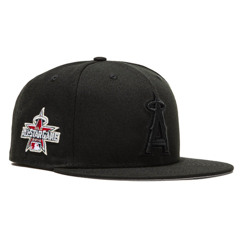 New Era 59Fifty Los Angeles Angels 2010 All Star Game Patch Hat - Black, Black