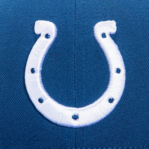 New Era 9Fifty Indianapolis Colts 75th Anniversary Patch Snapback Hat - Royal