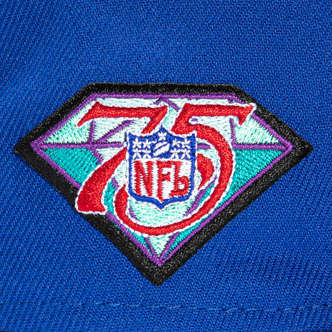 New Era 9Fifty Buffalo Bills 75th Anniversary Patch Snapback Hat - Royal
