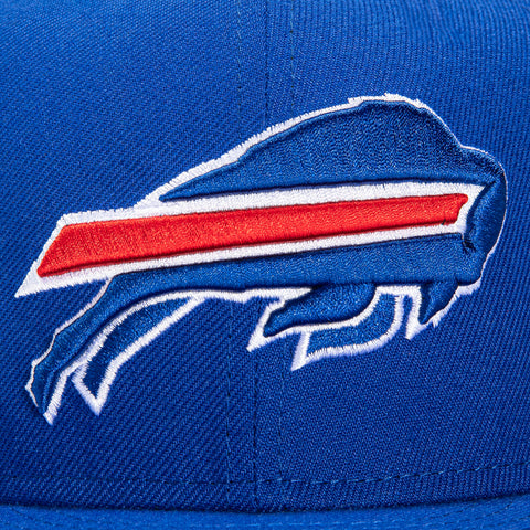 New Era 9Fifty Buffalo Bills 100th Anniversary Patch Snapback Hat - Royal
