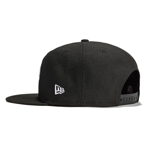 New Era 9Fifty Baltimore Ravens 100th Anniversary Patch Snapback Hat - Black, White