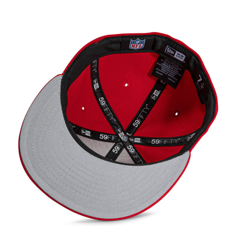 New Era 59Fifty Kansas City Chiefs 100th Anniversary Patch Hat - Red