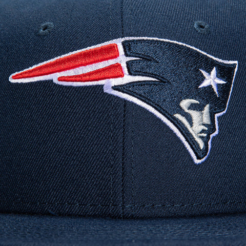 New Era 59Fifty New England Patriots 75th Anniversary Patch Hat - Navy