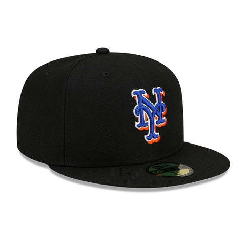 New Era 59Fifty Authentic Collection New York Mets Alternate 2 Hat - Black