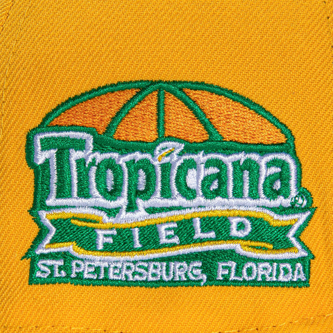 New Era 59Fifty Tampa Bay Rays Tropicana Field Patch Hat - Gold, Orange