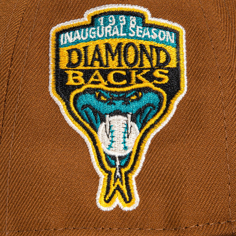 New Era 59Fifty Earthtone Arizona Diamondbacks Inaugural Patch D Hat - Khaki, Olive