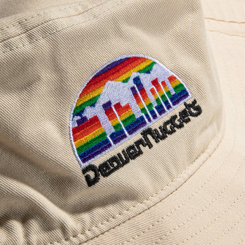 Mitchell & Ness Denver Nuggets Bucket Hat - Off White