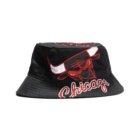 Mitchell & Ness Cut Up Chicago Bulls Bucket Hat - Black